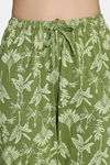 Zivame Nature Trails Knit Cotton Pyjama Set -Turtle Green — thumbnail 6